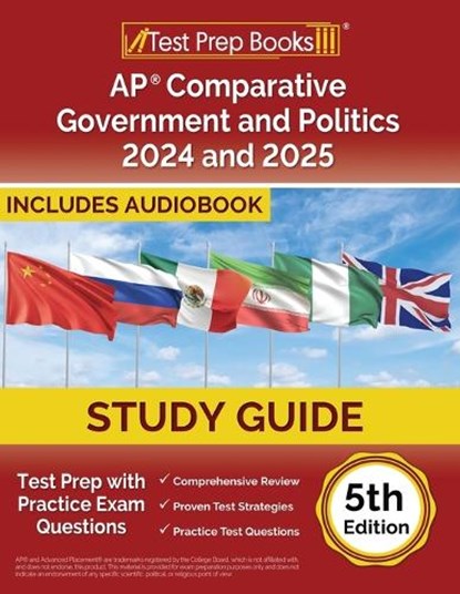 AP Comparative Government and Politics Study Guide 2024-2025, Joshua Rueda - Paperback - 9781637759394
