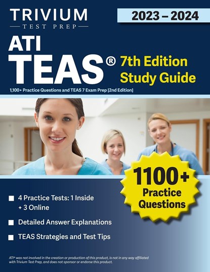 ATI TEAS 7th Edition 2023-2024 Study Guide, Elissa Simon - Paperback - 9781637983508
