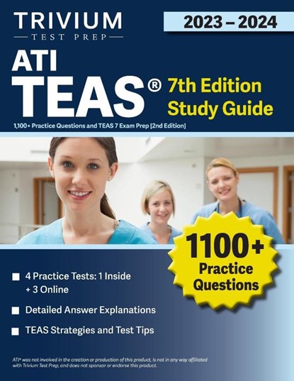 ATI TEAS 7th Edition 2023-2024 Study Guide, Elissa Simon - Paperback - 9781637983508