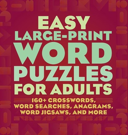 Easy Large-Print Word Puzzles for Adults, Null - Paperback - 9781638079873