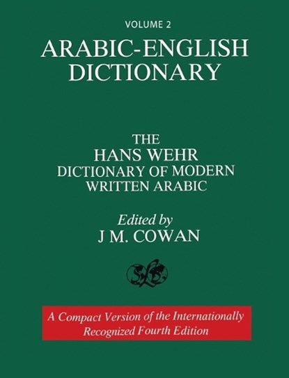 Arabic-English Dictionary Vol. 2, Hans Wehr - Gebonden - 9781638230991