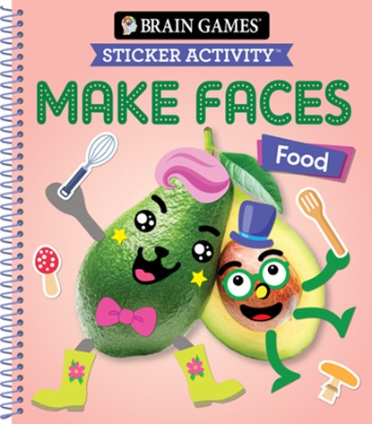 Brain Games - Sticker Activity - Make Faces: Food (Age 3 Years and Up): Volume 2, Publications International Ltd - Paperback - 9781639386123