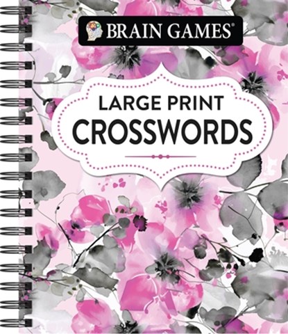 Brain Games - Large Print Crossword (Floral), Publications International Ltd - Gebonden - 9781639387717