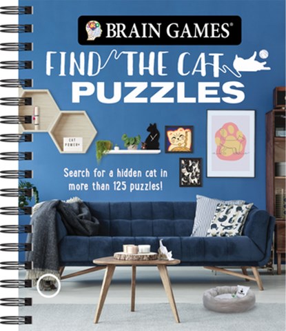 Brain Games - Find the Cat Puzzles: Search for a Hidden Cat in More Than 125 Puzzles! Volume 3, Publications International Ltd - Gebonden - 9781639387960