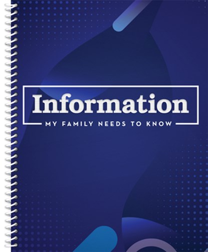 Information My Family Needs to Know Organizer (Blue): Volume 2, New Seasons - Paperback - 9781639388646