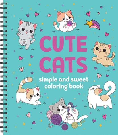 Simple and Sweet Coloring Book: Cute Cats, New Seasons - Gebonden - 9781639388707