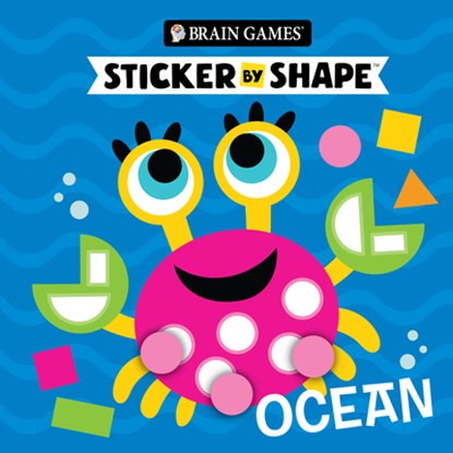 Brain Games - Sticker by Shape: Ocean (for Kids Ages 3-6), Publications International Ltd - Paperback - 9781639389216