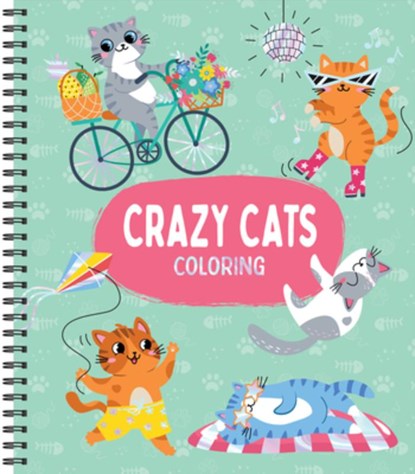 Crazy Cats Coloring, New Seasons - Gebonden - 9781639389841