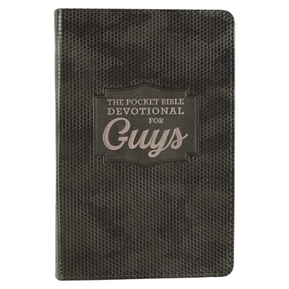 Pocket Bible Devotional for Guys Faux Leather, Christianart Gifts - Gebonden - 9781639521371
