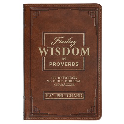 Devotional Finding Wisdom in Proverbs Faux Leather, Christian Art Gifts - Gebonden - 9781639527649