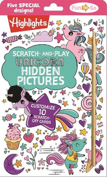 Scratch-And-Play Unicorn Hidden Pictures, Highlights - Paperback - 9781639621507