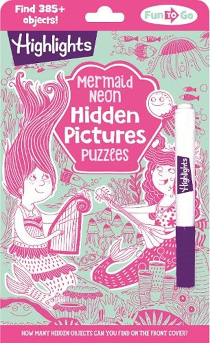 Mermaid Neon Hidden Pictures Puzzles, Highlights - Paperback - 9781639621552