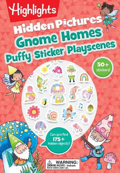 Gnome Homes Hidden Pictures Puffy Sticker Playscenes, Highlights - Paperback - 9781639622870