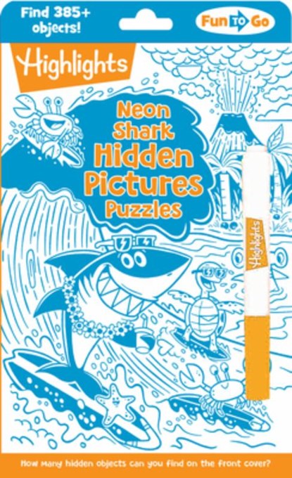 Neon Shark Hidden Pictures Puzzles, Highlights - Paperback - 9781639622955
