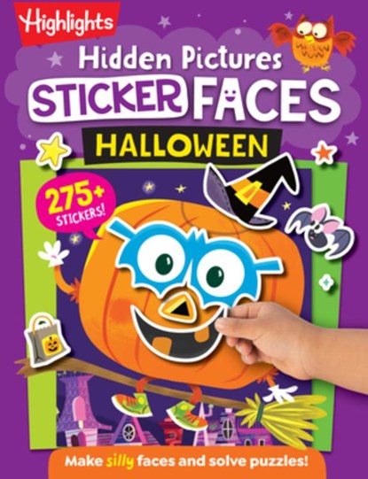 Hidden Pictures Sticker Faces: Halloween: Halloween Crafts Activity Book with Pumpkin Faces and Over 200 Silly Make-A-Face Stickers, Halloween Gift fo, Highlights - Paperback - 9781639623419