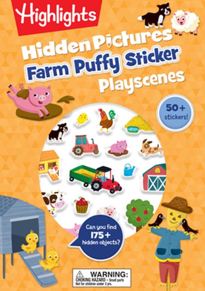 Farm Hidden Pictures Puffy Sticker Playscenes, Highlights - Paperback - 9781639623815