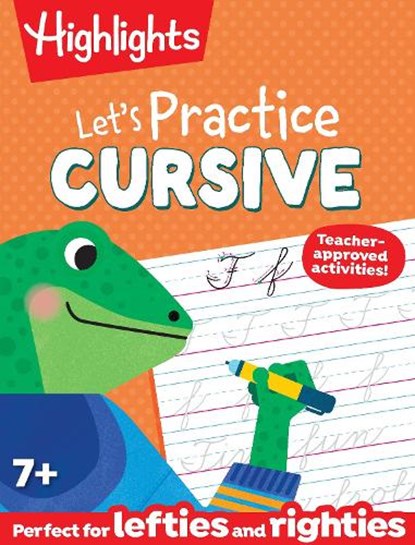 Learn to Write Cursive Big Fun Workbook: 110-Page Cursive Handwriting Workbook, Step-By-Step Instructions for Cursive Writing Practice, Learn Cursive, Highlights - Paperback - 9781639624546