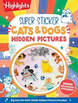 Super Sticker Cats & Dogs Hidden Pictures - Highlights - 9781639625659