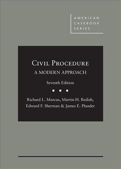Civil Procedure, Richard L. Marcus ; Martin H. Redish ; Edward F. Sherman ; James E. Pfander - Gebonden - 9781640205109