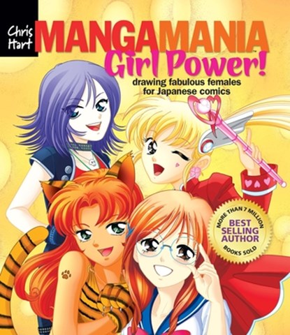 Manga Artist's Coloring Book: Girl Power!, Christopher Hart - Paperback - 9781640210103