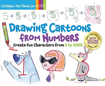 Drawing Cartoons from Numbers, Christopher Hart - Gebonden - 9781640210127