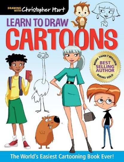 Learn To Draw Cartoons, Christopher Hart - Paperback - 9781640210509