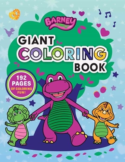 Barney: Giant Coloring Book, Mattel - Paperback - 9781640365513