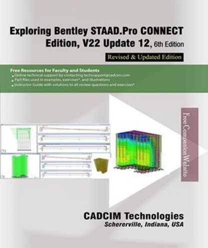 Exploring Bentley STAAD.Pro CONNECT Edition, V22 Update 12, 6th Edition, Sham Tickoo - Ebook - 9781640572492