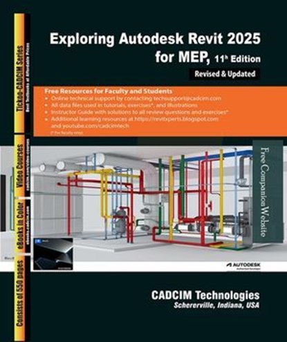 Exploring Autodesk Revit 2025 for MEP, 11th Edition, Sham Tickoo - Ebook - 9781640572805