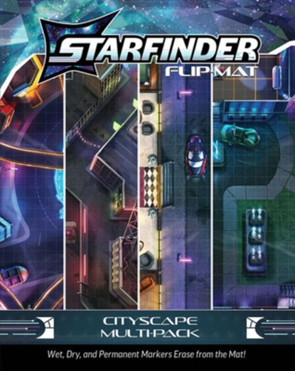 Starfinder Flip-Mat: Cityscape Multi-Pack, Damien Mammoliti - Paperback - 9781640786790