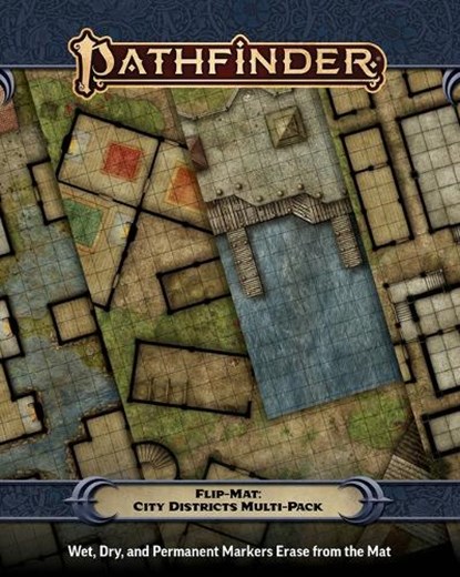 Pathfinder Flip-Mat: City Districts Multi-Pack, Jason Engle ; Stephen Radney-MacFarland - Paperback - 9781640786851