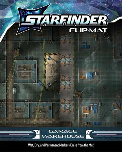 Starfinder Flip-Mat: Garage Warehouse, Damien Mammoliti - Paperback - 9781640787049