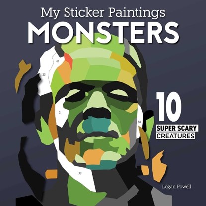 My Sticker Paintings: Monsters, Logan Powell - Paperback - 9781641244060