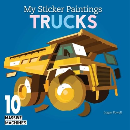 My Sticker Paintings: Trucks, Logan Powell - Paperback - 9781641244084