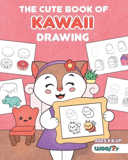 The Cute Book of Kawaii Drawing, Woo! Jr. Kids Activities - Paperback - 9781642507010