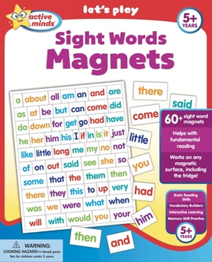 Active Minds Sight Words Magnets, Sequoia Children's Publishing - Gebonden - 9781642690262