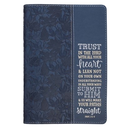 Journal Classic Navy Trust in the Lord, Christian Art Gifts Inc - Gebonden - 9781642724479
