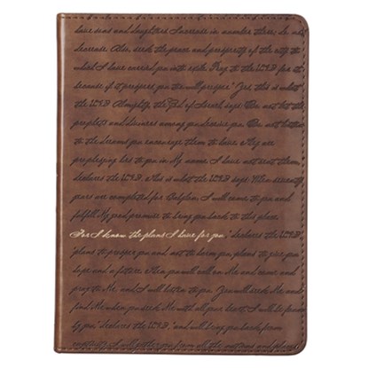 Journal Handy Brown for I Know, Christian Art Gifts Inc - Gebonden - 9781642724875