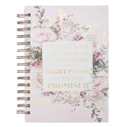 Large Wire Journal He Gives Me, Christian Art Gifts Inc - Gebonden - 9781642726336