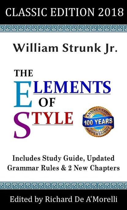 The Elements of Style, Jr William Strunk ; Richard De A'Morelli - Gebonden - 9781643990040