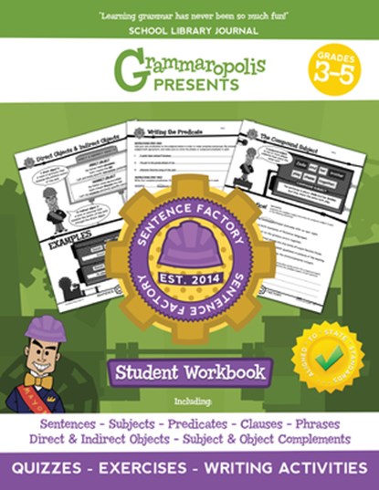 The Parts of the Sentence Workbook, Grades 3-5, Coert Voorhees - Paperback - 9781644420195