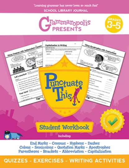 The Punctuation Workbook, Grades 3-5, Coert Voorhees - Paperback - 9781644420201