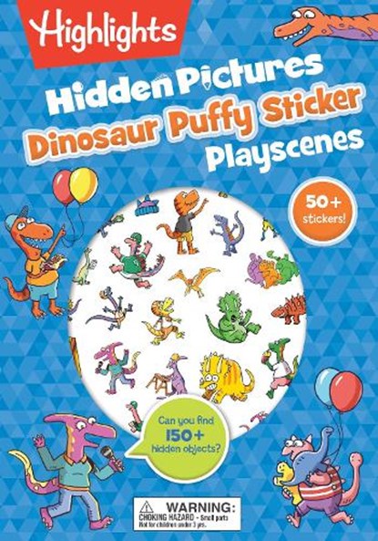 Dinosaur Puffy Sticker Playscenes, niet bekend - Paperback - 9781644721148