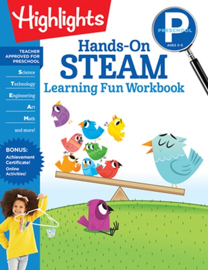 Preschool Hands-On Steam Learning Fun Workbook, Highlights Learning - Paperback - 9781644721865