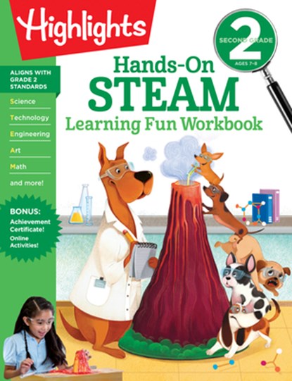Second Grade Hands-On Steam Learning Fun Workbook, Highlights Learning - Paperback - 9781644722978