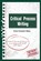 Critical Process Writing, Brett Elizabeth Blake - Paperback - 9781645040729