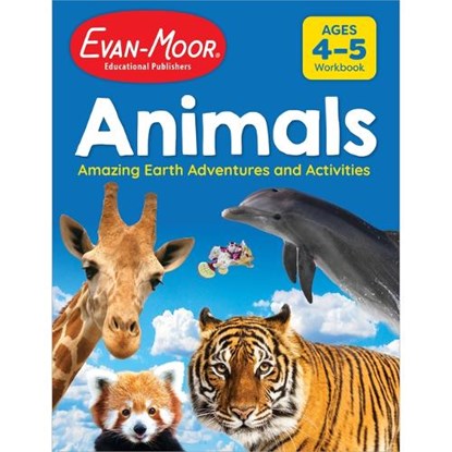 Animals: Amazing Earth Adventures And Activities, Ages 4-5, Evan-Moor Educational Publishers - Paperback - 9781645144038