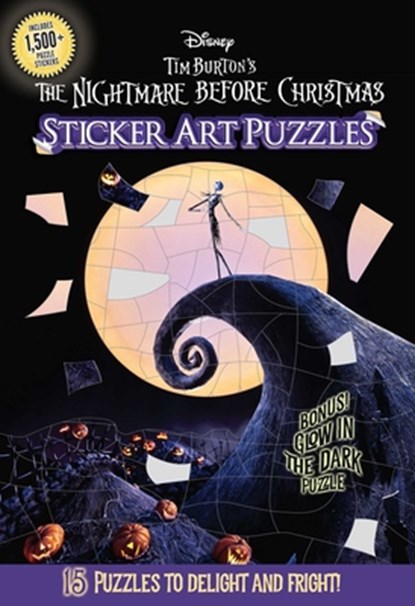 Disney Tim Burton's the Nightmare Before Christmas Sticker Art Puzzles, Arie Kaplan - Paperback - 9781645175797