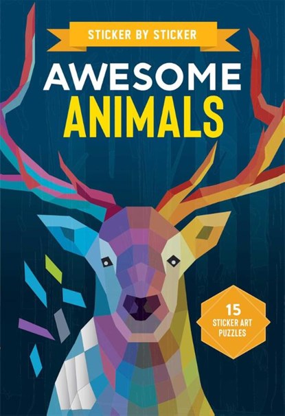 STICKER BY STICKER AWESOME ANI, Editors of Thunder Bay Press - Paperback - 9781645178514