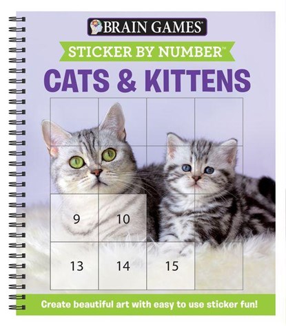 Publications International Ltd: Brain Games - Sticker by Num, Publications International Ltd ; New Seasons ; Brain Games - Gebonden - 9781645581727